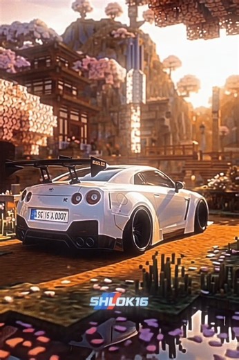 GTR R35 in Minecraft hits different 🔥
