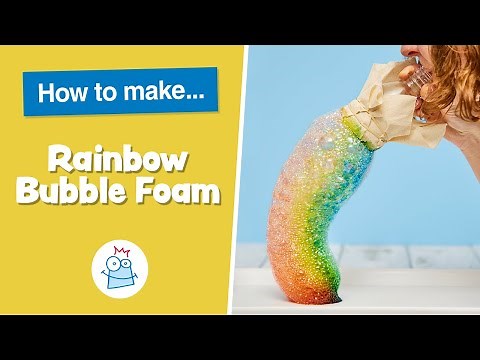 How To Make Rainbow Bubble Foam | Baker Ross
