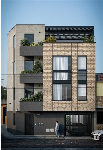 Proyecto Bifamiliar 54 m2 en San Juan de Lurigancho - DP Arquitectos