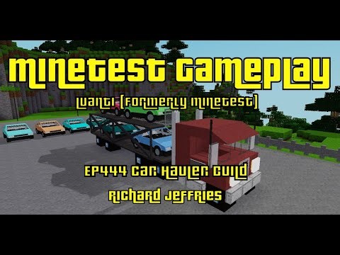 Minetest Gameplay EP444 Car Hauler Build