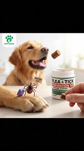 Ticks Packing Their Bags? Yes, Please! 🧳🚫 Your furry friend deserves to be pest-free and happy! Yuma's Flea & Tick Prevention Immune Chews are the tasty, natural way to evict unwanted guests. 🐕✨ With 170 chewable treats, keeping your pet protected has never been easier or more delicious. Give your dog the freedom to play without worries. Shop now at First Pet Central and get 10% OFF! 🛍️👇 https://firstpetcentral.com/products/flea-and-tick-prevention-for-dogs-new-flavor?_pos=2&_psq=chews&_ss=