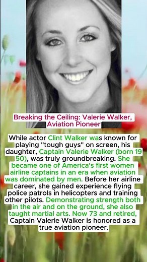 Breaking the Ceiling Valerie Walker, Aviation Pioneer
