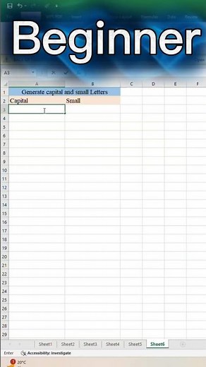 Convert Capital & Small Letters in Excel Instantly |Upper Lower Proper Shortcut|Digital Office Skill