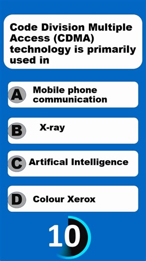 🔥 90% Fail This! CDMA Technology Used In? | CDS PYQ #scoreboosterquiz #computer