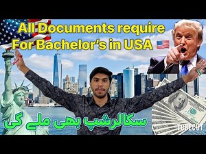 Complete Guide to Documents Required for Applying to a Bachelor's Degree in the USA | Step-by-Step