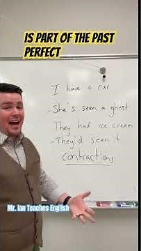 Free ESL Have Contractions: I've Seen A Ghost vs I Have a Car.