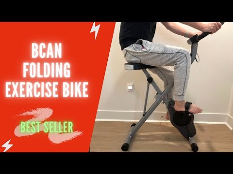 BCAN Folding Exercise Bike Review & Instructions 2021 | BCAN Stationary Bike Assembly