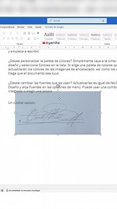 3.8M views · 35K reactions | Agregar firma en Word como todo un pro #words #office #tutorial | Yerrihz | Facebook