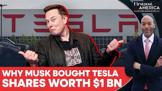 2.8K views · 48 reactions | #FirstpostAmerica: Tesla’s Chief Executive Officer, Elon Musk, has purchased the company's shares worth $1 billion from the open market. He bought shares on Friday in multiple tranches and at different price points, according to a regulatory filing by the US electric car maker. | Firstpost | Facebook