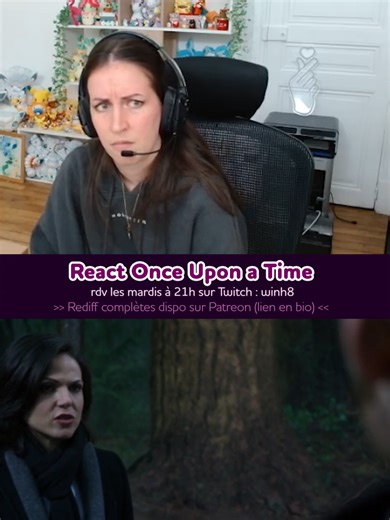 Retrouvez moi tous les mardis à 21h en live pour découvrir la suite de once upon a time ! #ouat #onceuponatimefrancais #react #reactfr