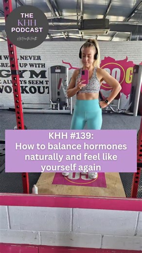 1.4K views · 52 reactions | If you haven’t yet, make sure you check out the latest episode of the Kate Hamilton Health podcast! Episode 139: How to balance hormones naturally and feel like yourself again Available on YouTube, Spotify or wherever you listen to your pods | Kate Hamilton Health | Facebook
