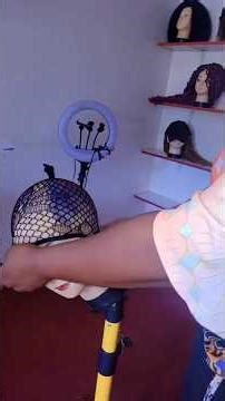 DIY AFRO WIG TUTORIAL #foryou #braids #wigs