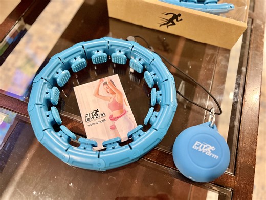 Watch Testing weighted hula hoop on Amazon Live