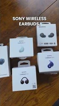 Every Sony Earbud Explained in 90 Seconds! ⏱️