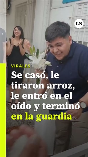 Un episodio fuera de lo común signó un casamiento en un Registro Civil de Lomas de Zamora y se volvió viral en las redes sociales. Una pareja contrajo matrimonio ante un juez de paz y, a la salida, fueron felicitados por sus seres queridos. Como es costumbre, les arrojaron arroz para sellar la buena suerte de los cónyuges. Sin embargo, luego el novio tuvo que asistir a la guardia porque un grano le entró en la oreja. El tragicómico momento fue grabado y compartido en TikTok por una usuaria llama