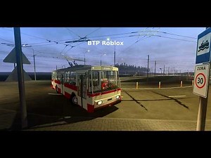 BTP Trolleybus Place Roblox | Inside view | Roblox |gameplay!