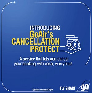 Unsure of your travel plans? Introducing Cancellation Protect, a service that lets you cancel your flight booking, hassle free. #AtGoAirWeCare Know more: https://bit.ly/3ecw7s8 | GO FIRST