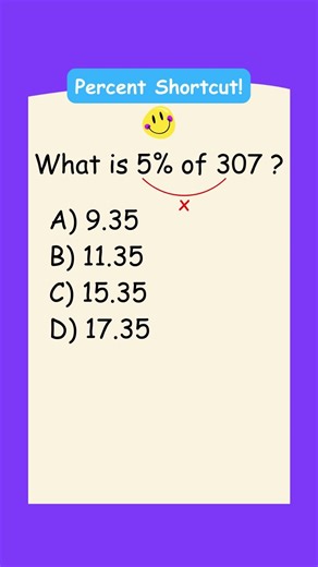 Mathematics Hack ✅ #math #percents #mathematicstricks