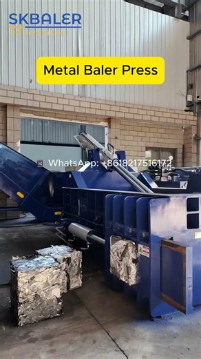 Scrap Stainless Steel Compression | Metal Baler Press Machine