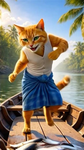 Fishing Cat 🐱🤭#cat #funny #shots