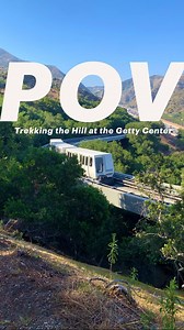 The Getty Center was built on a hill on the edge of the Santa Monica Mountains. There's a free tram that will take you up and down the hill, but for those looking for a breath of fresh air, why not walk? Will you be walking up (or down) the hill on your next visit to the Getty Center? #TrailsDay | Getty