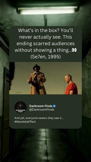 The Most Terrifying Thing in Se7en Is What You Don’t See 👁️