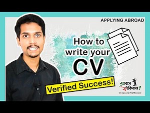 How to write your CV – for higher studies abroad – a complete overview for Bangladeshi students