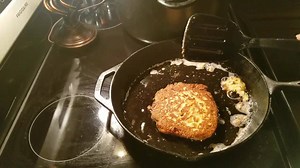 Making my Bacon Cheddar Fried Corn bread cakes | Cooking with Aisha