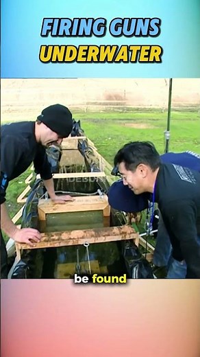 Grant, Kari & Tory fires guns underwater — bullets found in gel! 🌊🔫 #MythBusters