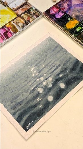 How to Paint a Watercolour Ocean. Watercolor Sea Painting #watercolor #painting #ocean #water #art