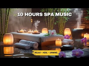 Spa Music Relaxation | Soothing Candlelight Ambience with Gentle Sounds for Stress Relief | No Ads
