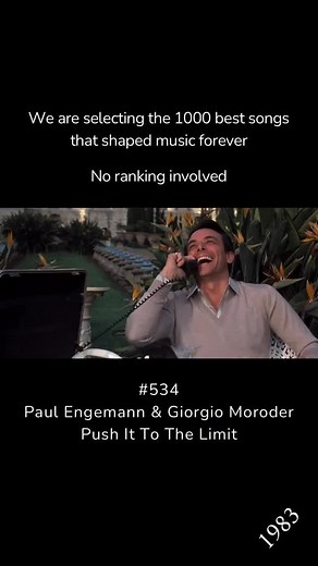 The Music Tribe | Produced by Giorgio Moroder and sung by Paul Engemann, it first appeared on the Scarface soundtrack in 1983 and became one of the most... | Instagram