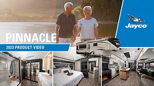 Join Mike Aplin, Director of Product Development for all things Luxury Fifth Wheels, as he takes you through the 2023 Pinnacle. The Pinnacle comes with the option of standard graphics or three stunning full-body paints (Diamond Paint shown). Stepping inside this Luxury Fifth Wheel, you will find features like true solid hardwood cabinet doors and the choice between two interior design packages. Learn More: https://www.jayco.com/rvs/fifth-wheels/2023-pinnacle/ #LetsJayco #JaycoRV #RVLifestyle #Co