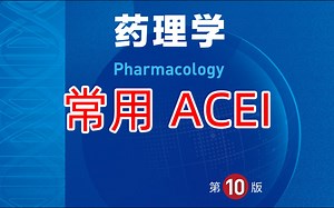 《药理学》23-3 ACEI：常用ACEI