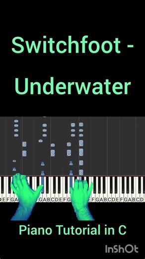 Switchfoot - Underwater - Piano Tutorial in C