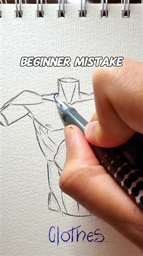 Art tips on Instagram: "Clothes drawing tutorial ✍️👌👚"