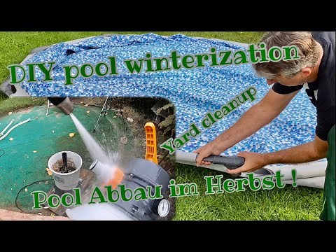 Bestway steel pro max pool winter storage