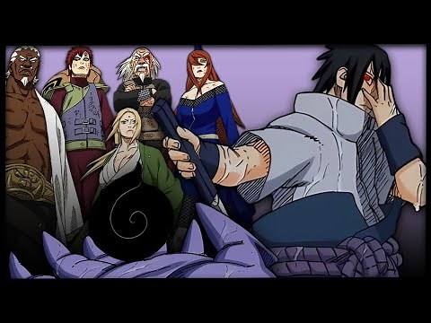 EMS Sasuke vs The 5 Kage