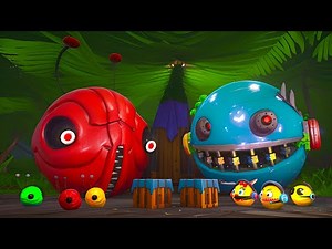 Pacman vs monster space The invasion of the Alien Heads