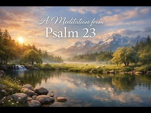 A Meditation from Psalm 23 from Healing Meditations
