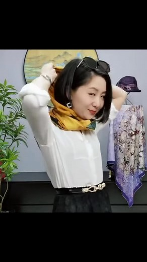 #scarf #scarfstyles #scarftutorial #foryou #scarfhack #scarftie #fy #scarftransformation | Fix by me