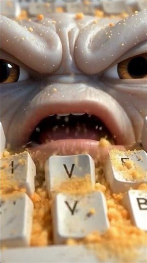 The Crumb-Filled Keyboard #3danimation #animatedshort