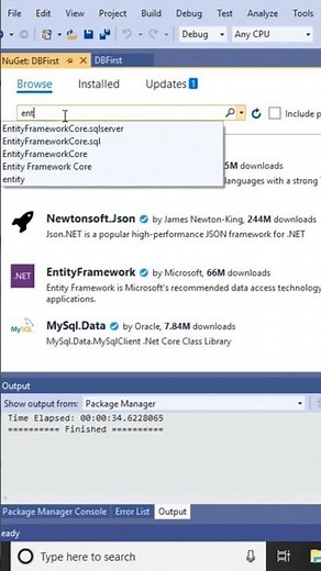 ✔️ Entity Framework Core Database First CRUD Operations in ASP.NET CORE Application