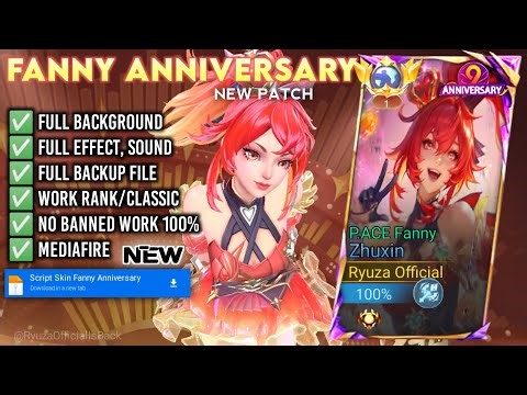Script Skin Fanny Anniversary Full Effect Voice Patch Terbaru