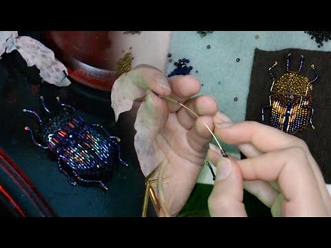 Beading Beetle Brooches // With a Beadle
