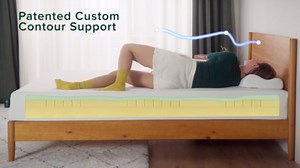 Zinus 14 Inch King Green Tea Memory Foam Mattress, Fiberglass Free, Medium Firm Feel, Zoned Pressure Relief, Certified Safe Foams & Fabric, Mattress in A Box