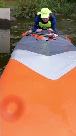 Practicing cowboy self-rescue in Itiwit X500 - getting back in high performance inflatable kayak