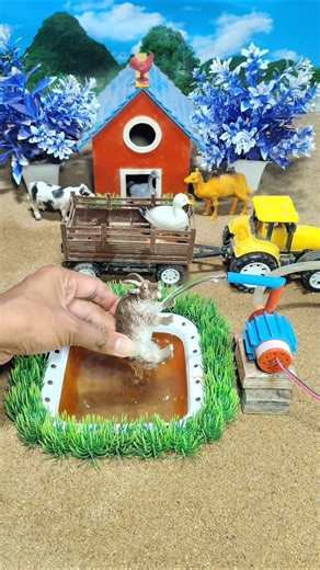 diy tractor video mini water pump science project #diykisanfarm #tractor​ #youtubeshorts 491