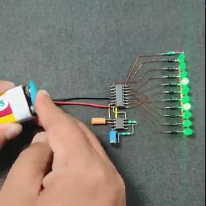 Night Rider LED Chaser Circuit | Creative saam
