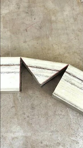 Smart trick for fabricating thin square tubes